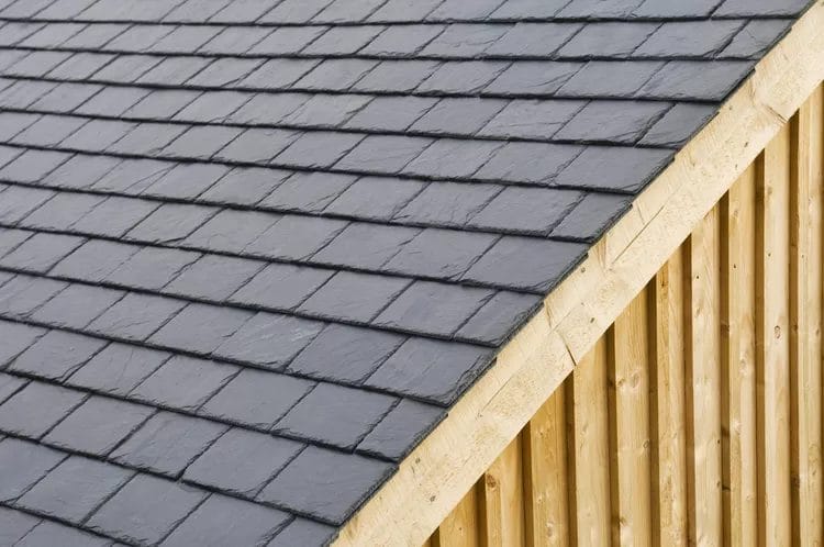 Slate roofing.