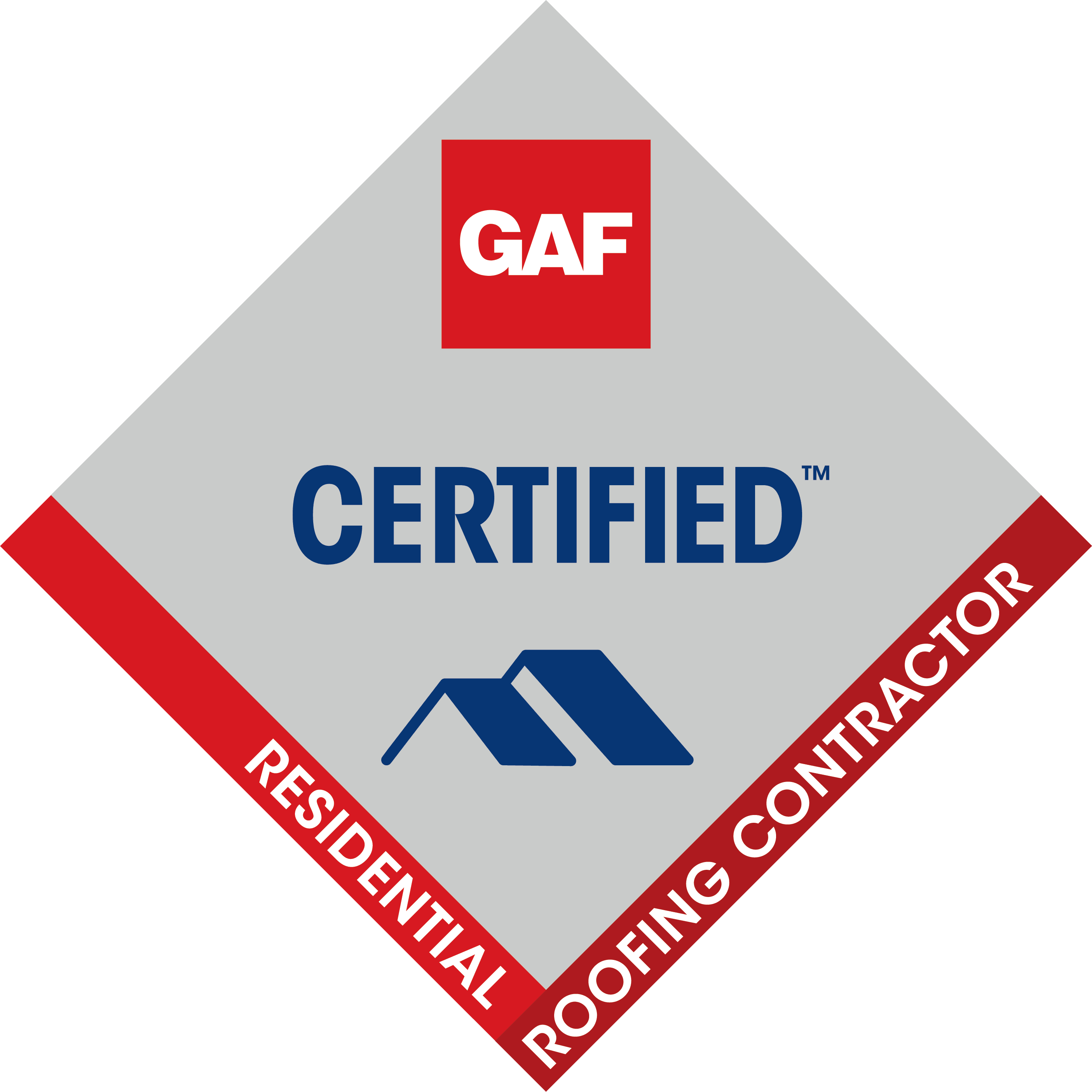 GAF Certified residential roofing contractor