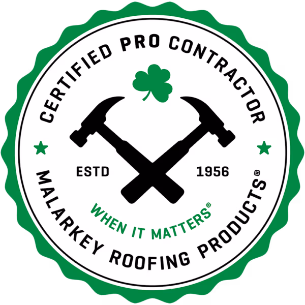 Malarkey Certified Pro Contractor