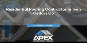 Residential Roofing in Twin Cedars Colorado