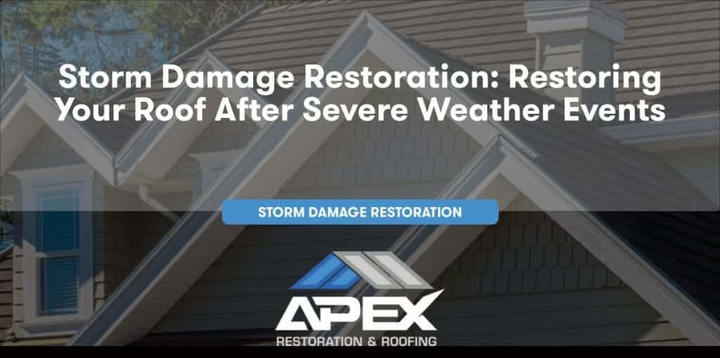 Storm Damage Restoration: Restoring Your Roof After Severe Weather Events